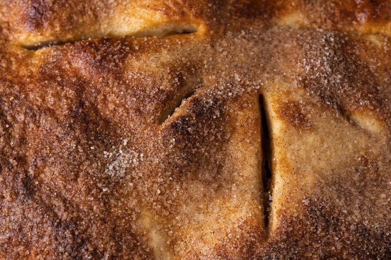 Cinnamon Dessert Pizza warm and sweet