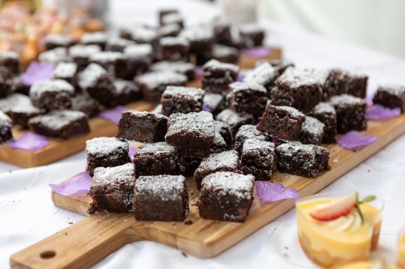 Chocolate Lava Brownie dessert